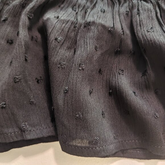 NWT Miami for Francesca's Black Off-Shoulder Crop Top in Medium - Picture 14 of 16